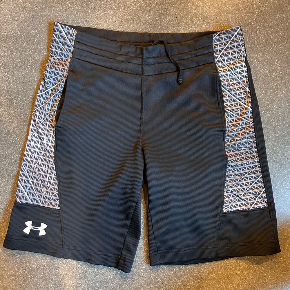 Boys Under Armour drawstring football shorts